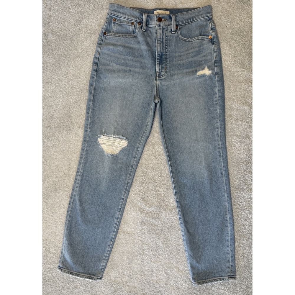 NWOT Madewell The Mom‎ Jeans Light Wash Women's Size 27